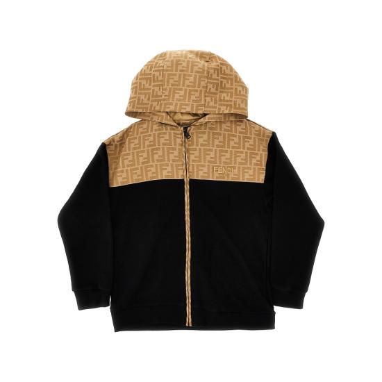 26FW [키즈] 펜디 티셔츠 JUH1065V0 Black