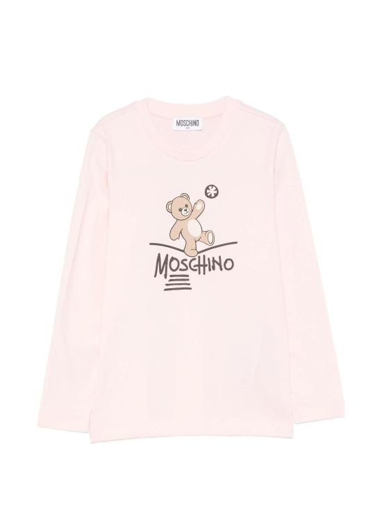 26FW [키즈] 모스키노 티셔츠 HZO00JLAA20 50209 Rosa