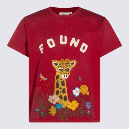 26FW 파운드 반팔 티셔츠 FOPF26TT11012 6367 WASHED OXBLOOD