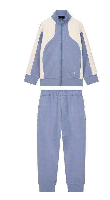 26FW [키즈] 알마니 점프수트 EB001421 AF10126 MZ806 White blue