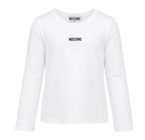 26FW [키즈] 모스키노 티셔츠 HAO011 LBA39 10101 White