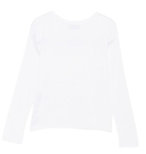 26FW [키즈] 모스키노 티셔츠 HAO011 LBA39 10101 White - MOSCHINO