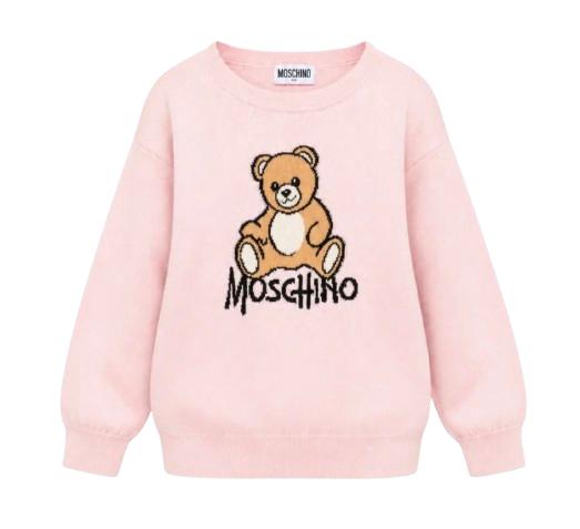 26FW 모스키노 긴팔 티셔츠 HMW01A LHE43 50209 Pink