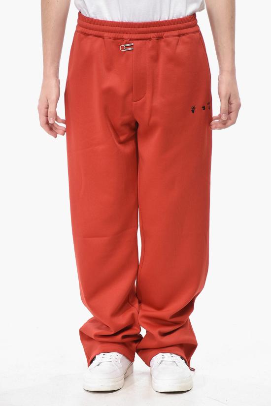  오프화이트 스트레이트 팬츠 OMCJ002S21FAB0012510 Red