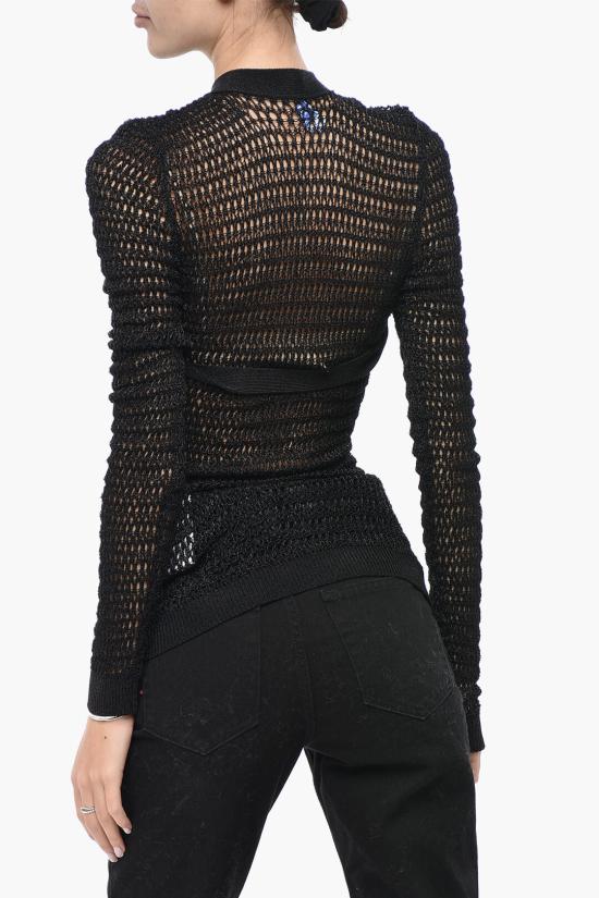  오프화이트 스웨터 OWHD028F23KNI0011000 Black - OFF WHITE