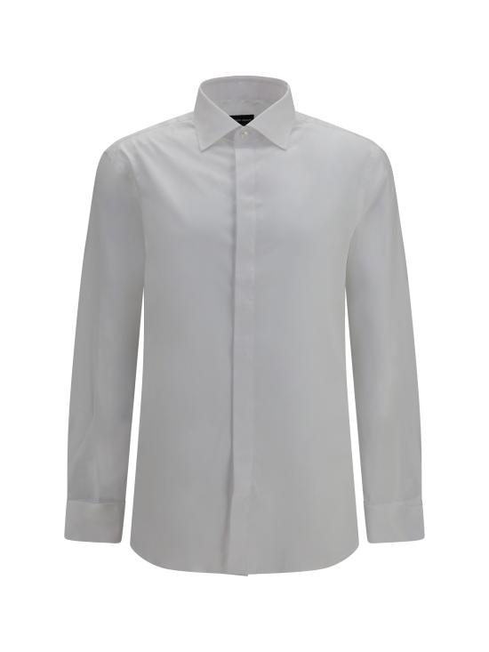 26FW 조르지오 아르마니 긴팔 셔츠 GM000479TE11188 U0002 WHITE
