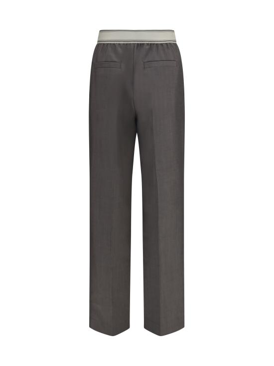 26FW 베르사체 스트레이트 팬츠 10258851A17669 1EJ70 GREY - VERSACE