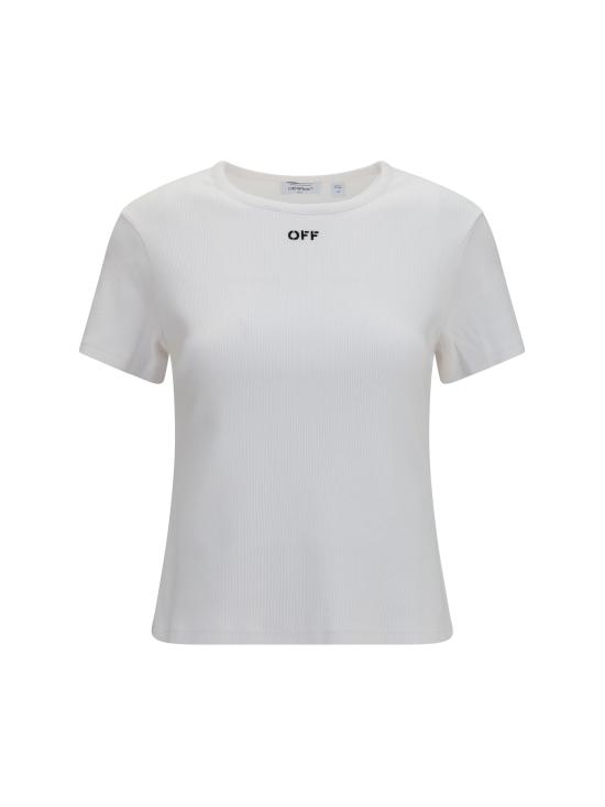 26FW 오프화이트 반팔 티셔츠 2FA00679T W102 WHITE
