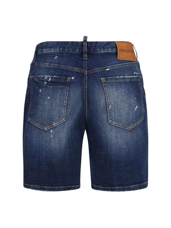 26FW 디스퀘어드2 데님 숏팬츠 S74MU0985S30664 470 BLUE - DSQUARED2