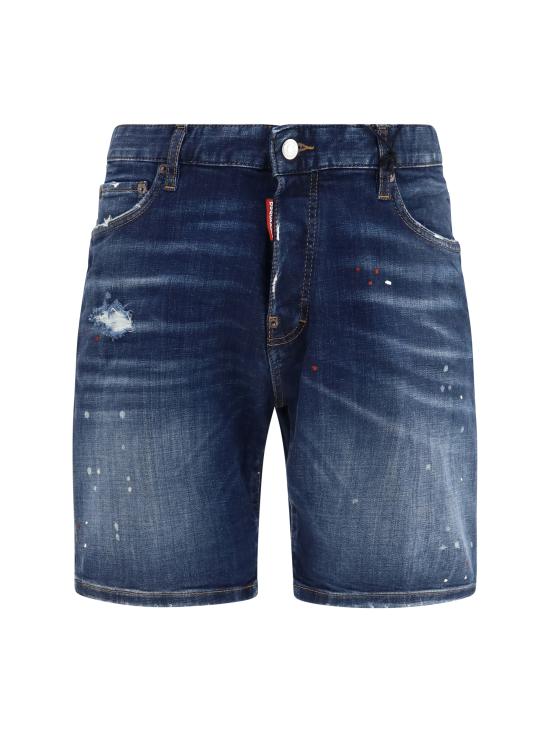 26FW 디스퀘어드2 데님 숏팬츠 S74MU0985S30664 470 BLUE
