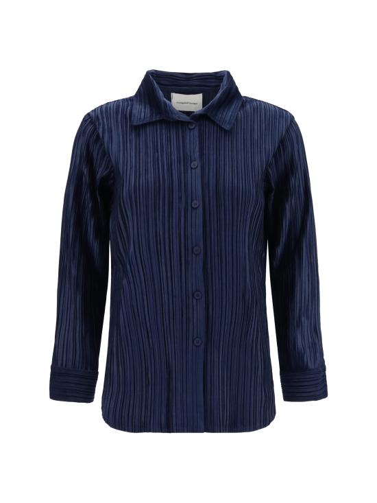 26FW 공디드 디자인 셔츠 GD282 NAVY BLUE