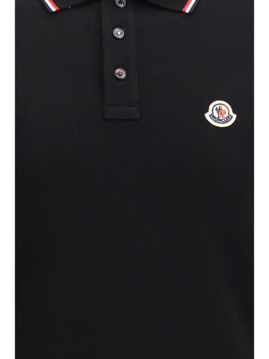 26FW 몽클레어 폴로 티셔츠 L20918A7030084556 999 BLACK - MONCLER