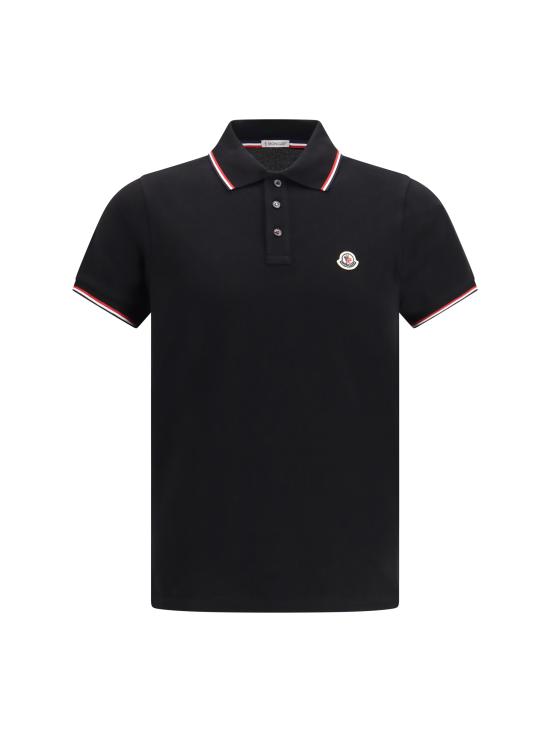 26FW 몽클레어 폴로 티셔츠 L20918A7030084556 999 BLACK