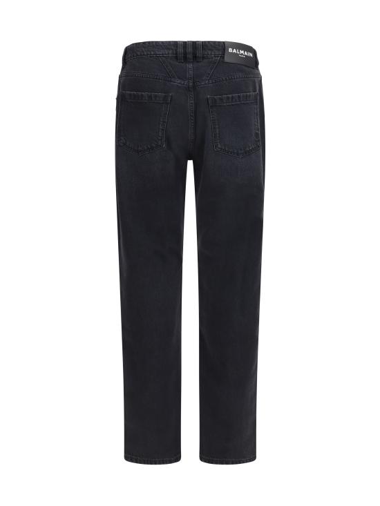 26FW 발망 스트레이트 팬츠 HH1MI115DG13 0PC BLACK - BALMAIN