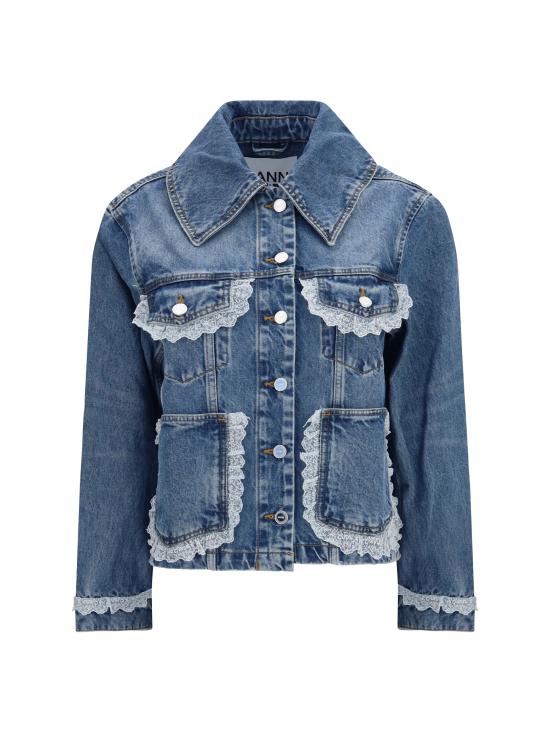 26FW 가니 데님 자켓 A1010200 569 BLUE