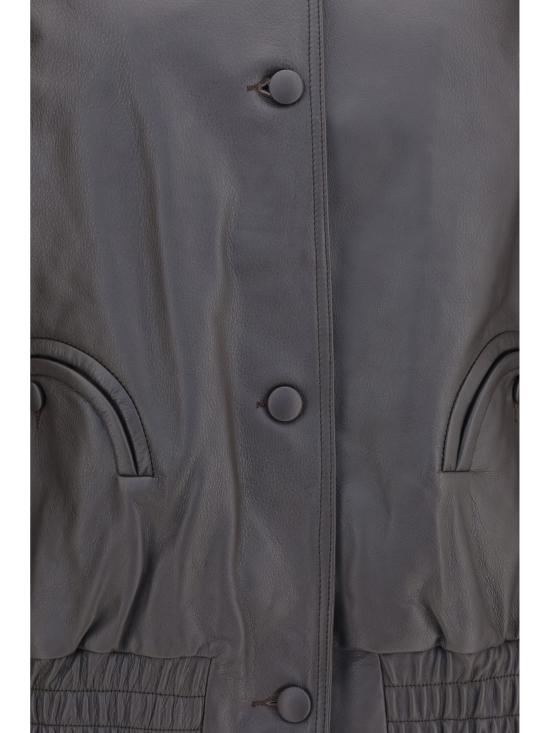 26FW 블레이즈 가죽 자켓 JKBLE01VM 0001 BLACK - BLAZE