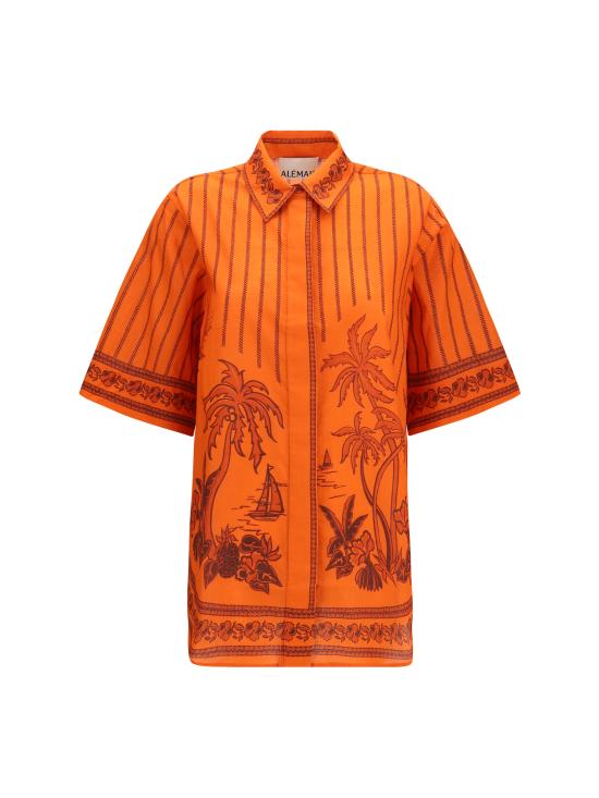 26FW 알레메 블라우스 7268T ORANGE