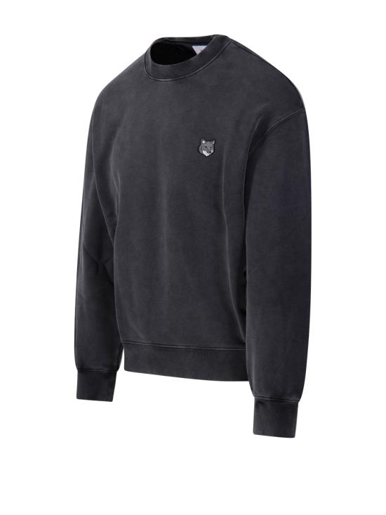 26FW 메종키츠네 긴팔 티셔츠 PM00304KMBIT4 0519 BLACK FADED - MAISON KITSUNE