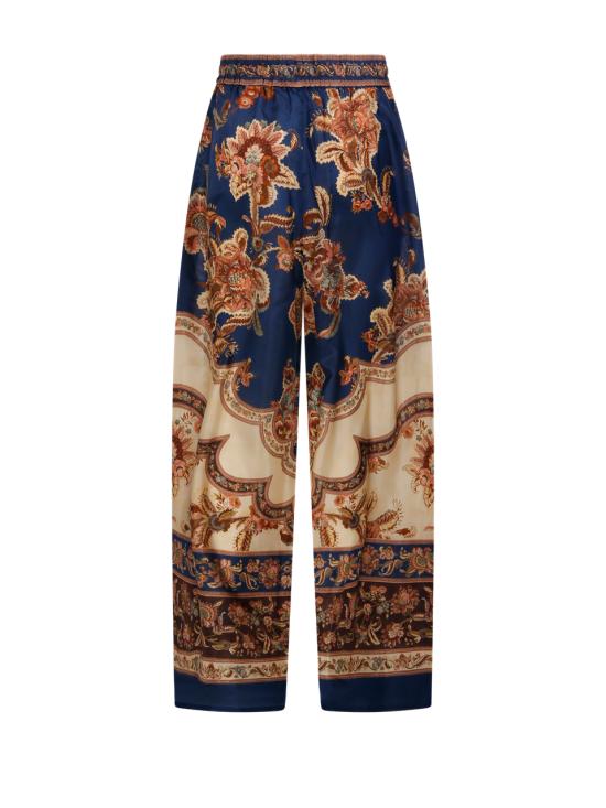 26FW 짐머만 스트레이트 팬츠 8279PSS261 NAVY JACOBEAN - ZIMMERMANN