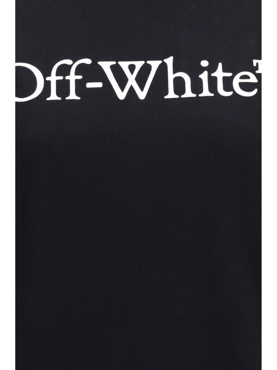 26FW 오프화이트 반팔 티셔츠 2FA00677T W003 BLACK - OFF WHITE