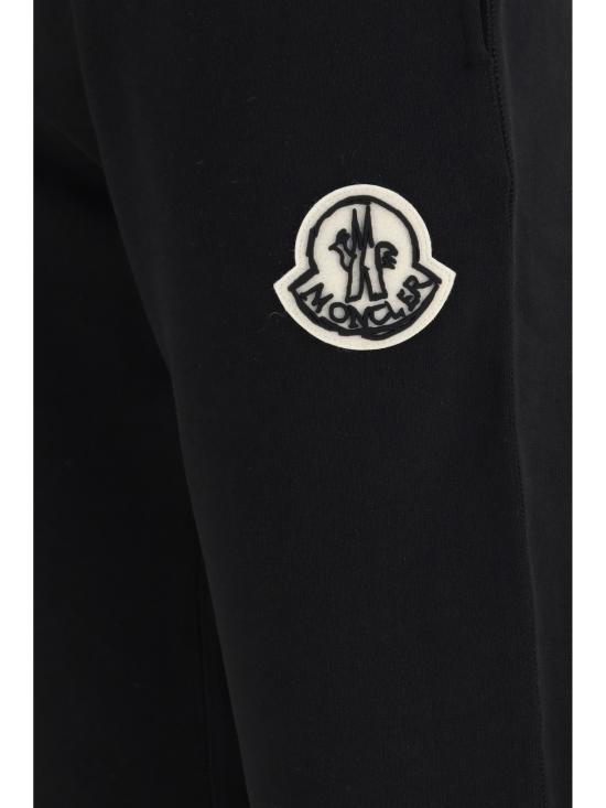 26FW 몽클레어 트레이닝/조거 팬츠 L20918H00012899V4 999 BLACK - MONCLER