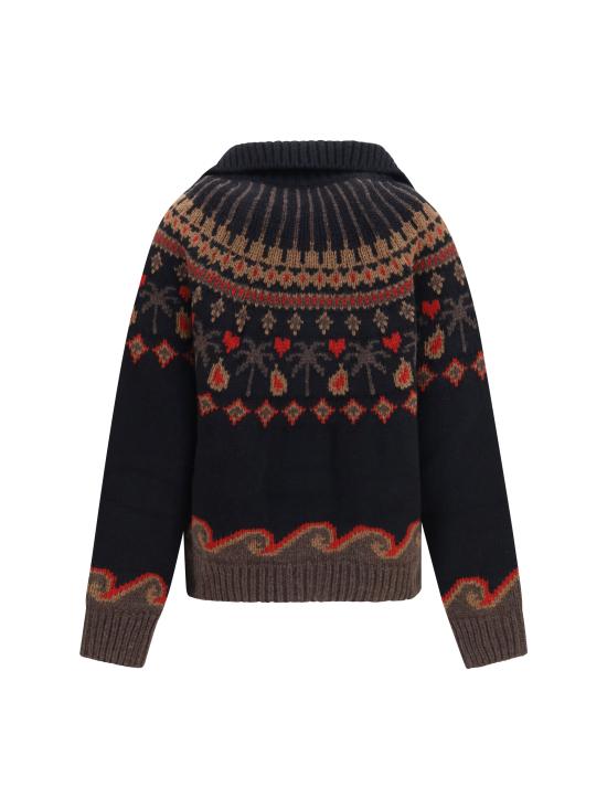 26FW 알라누이 가디건 LWHQ01DE26KNI001 1060 MULTICOLOUR - ALANUI