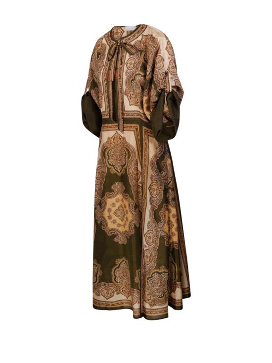 26FW 짐머만 미디 원피스 8270DSS263 OLIVE PAISLEY - ZIMMERMANN