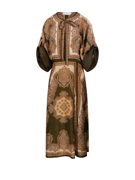 26FW 짐머만 미디 원피스 8270DSS263 OLIVE PAISLEY