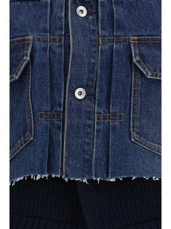 26FW 사카이 데님 자켓 2608589 436 BLUE - SACAI