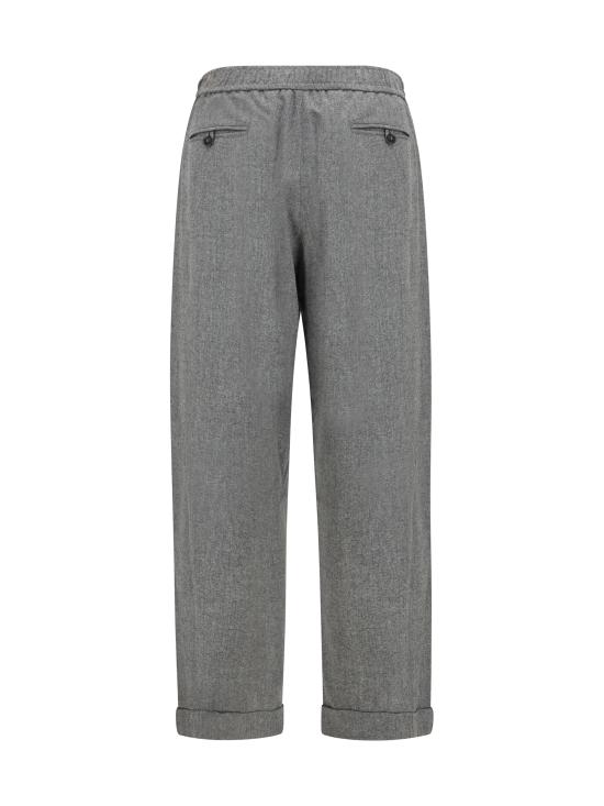 26FW 조르지오 아르마니 스트레이트 팬츠 GM004537TE11804 M8003 GREY - GIORGIO ARMANI