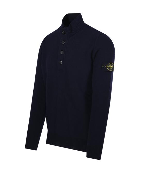 26FW 스톤 아일랜드 집업 니트 S155100040 S00A3 V0020 NAVY BLUE - STONE ISLAND