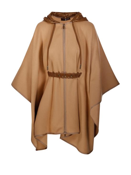 26FW 몽클레어 패딩 울 케이프 3G00019 599DP 249 MEDIUM BEIGE
