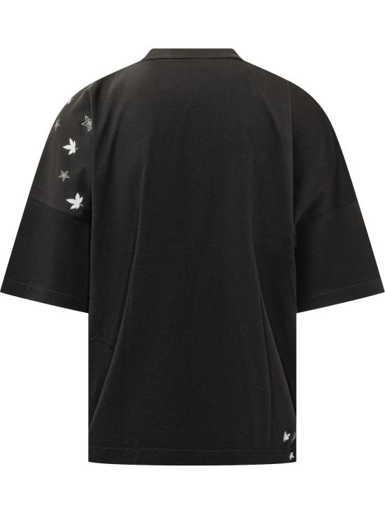 26FW 팜앤젤스 반팔 티셔츠 PAMAA05F26JR01 1003 BLACK OFF WHITE - PALM ANGELS