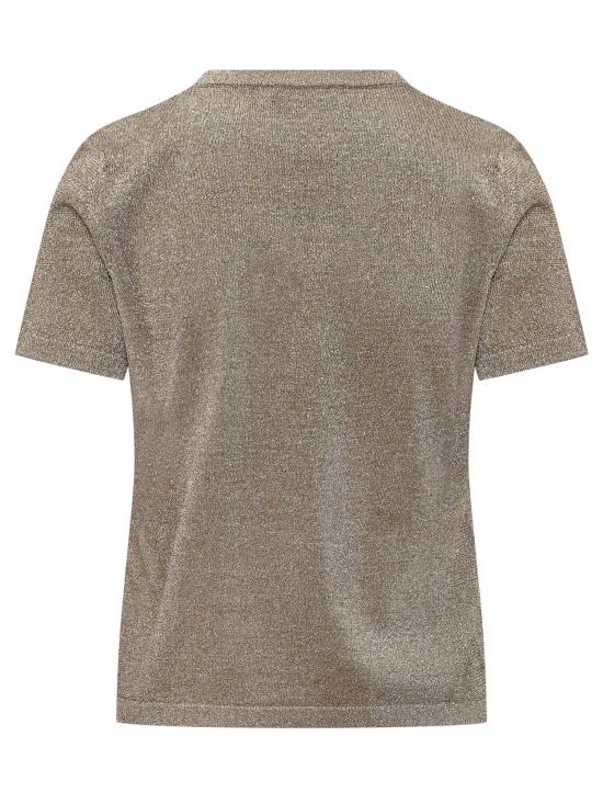 26FW 미소니 반팔 티셔츠 DC26SN02BK01H3 S01MQ TAUPE TONES - MISSONI