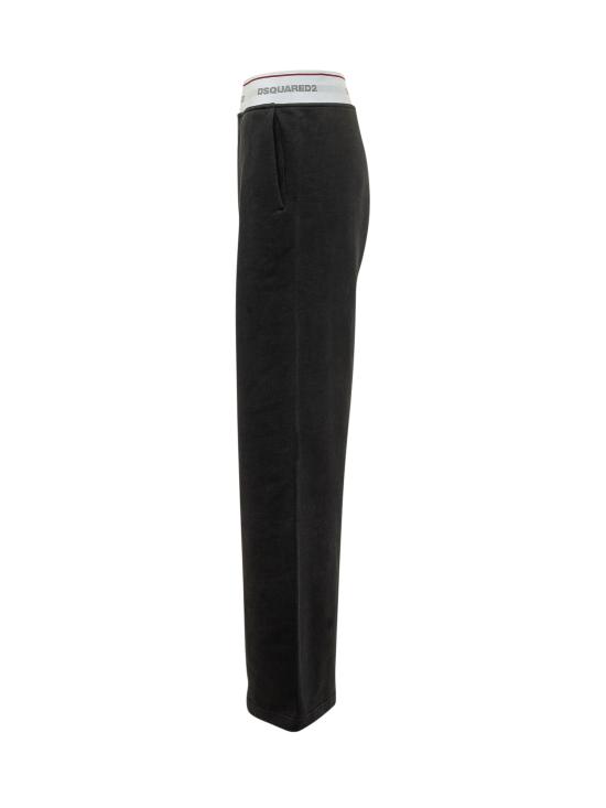 26FW 디스퀘어드2 스트레이트 팬츠 S75KB0565D25028 900 BLACK - DSQUARED2