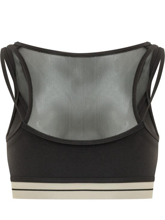 26FW 팜앤젤스 트레이닝 티셔츠 PAWVO02F26FB01 100A BLACK CREAM - PALM ANGELS