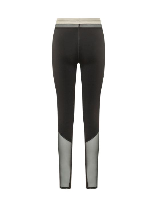 26FW 팜앤젤스 스트레이트 팬츠 PAWVK03F26FB01 100A BLACK CREAM - PALM ANGELS