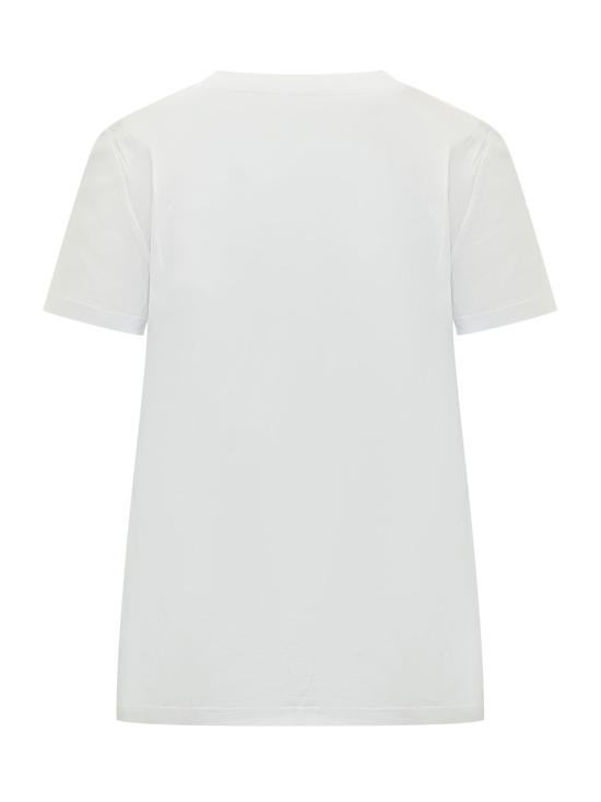 26FW 막스마라 파파이 코튼 저지 티셔츠 2621946051600 001 BIANCO - MAX MARA