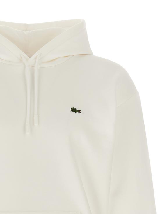 26FW 라코스테 후드 티셔츠 SH886370V White - LACOSTE