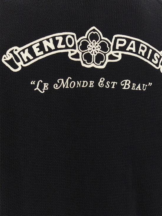 26FW 겐조 봄버 자켓 FG65CA8053EC99J White Black - KENZO