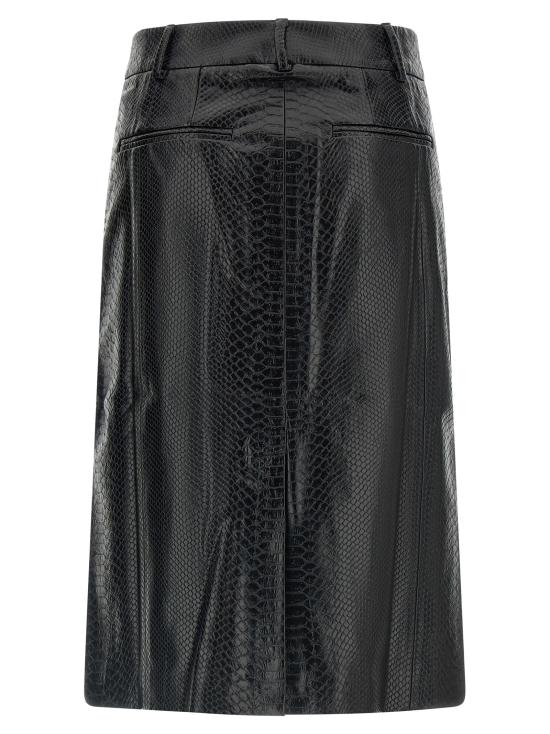 26FW 안다마네 미디 스커트 T200374ATNP272BLACK - ANDAMANE
