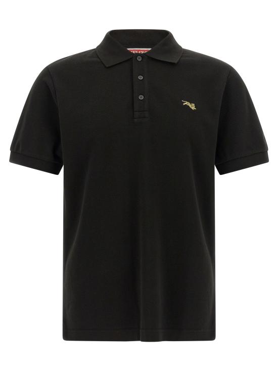 26FW 겐조 폴로 티셔츠 FG65PO1594PU99J Black