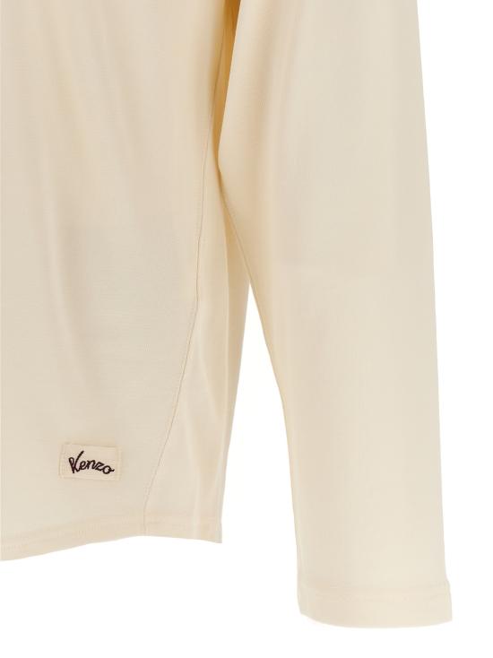 26FW 겐조 긴팔 티셔츠 FG65TL5504SF03 Beige - KENZO