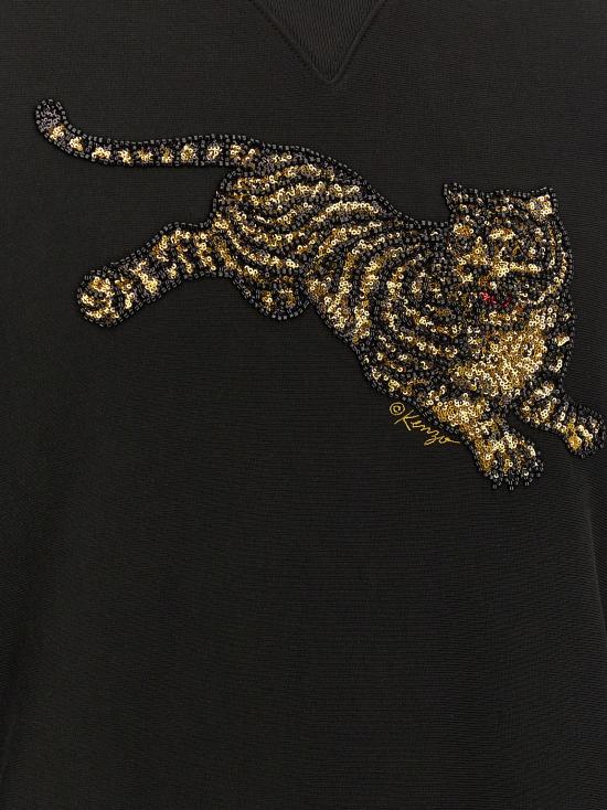 26FW 겐조 긴팔 티셔츠 FG65SW2774MJ99J Black - KENZO