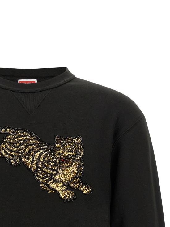 26FW 겐조 긴팔 티셔츠 FG65SW2774MJ99J Black - KENZO