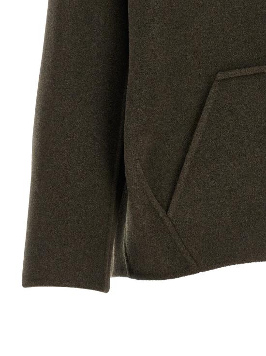 26FW 케이트 돌렘 울 블렌드 후드 자켓 6243547716 Green - KHAITE
