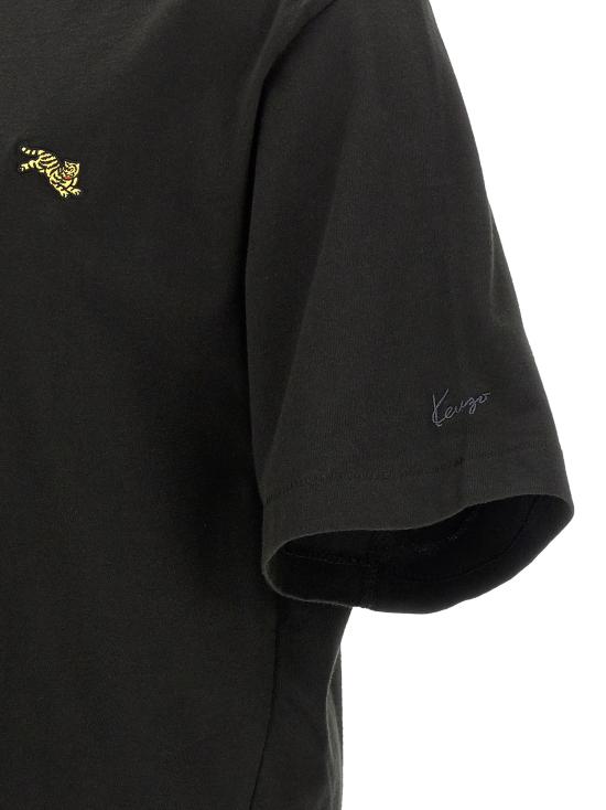 26FW 겐조 반팔 티셔츠 FG65TS2974SG99J Black - KENZO