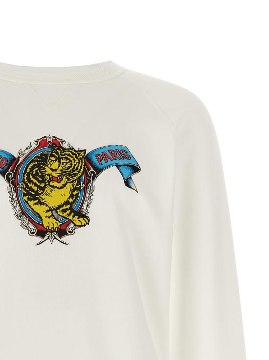 26FW 겐조 긴팔 티셔츠 FG65SW1544MQ02 White - KENZO
