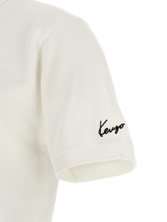 26FW 겐조 폴로 티셔츠 FG65PO1594PU02 White - KENZO