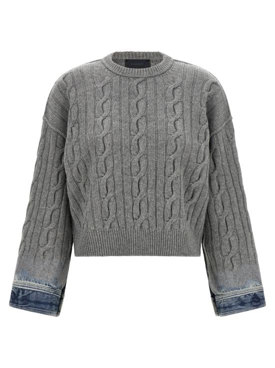 26FW 하이쿠레 스웨터 HEW07111MD001L0943 Gray